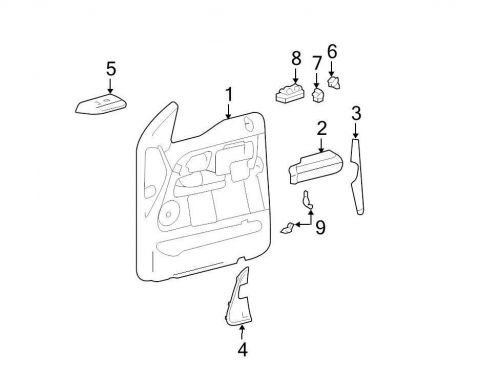 Ford oem speaker cover 5l3z18978baa image 4