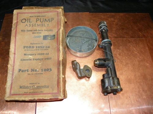 Nos wohlert brand oil pump 1932-1944 ford 1939-1944 mercury 1937 lincoln zephyr