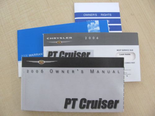 2006 chrysler pt cruiser owner&#039;s manual part # 81-026-0644 second edition