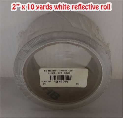 Avery white reflective tape 2&#034; x 10yard roll