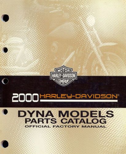 2000 harley-davidson dyna parts catalog manual -fxd fxdx fxdx-conv  fxdl fxdwg