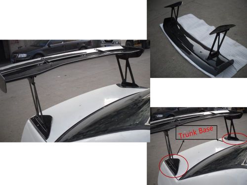 Rear wing trunk base frp universal for mitsubishi evolution evo 7 8 9