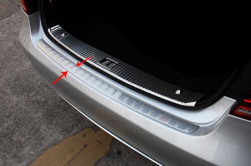 Mercedes-benz e class  2009-2016 chrome rear bumper sill cover protector trim