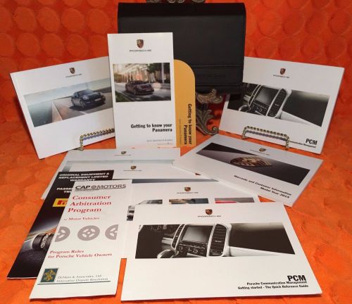 2015 porsche panamera owners manual full set 15 + navigation system book pcm ◻◻