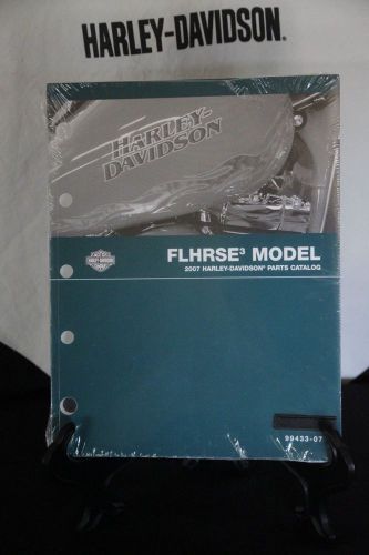 Harley davidson 2007 flhrse3 parts catalog 99433-07