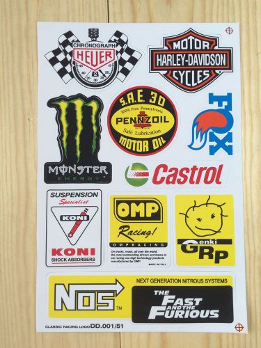 Metal mulisha racing athlete decals:offset printed