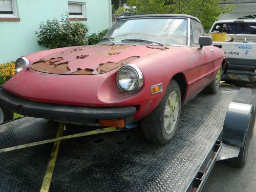 Alfa romeo spider hood