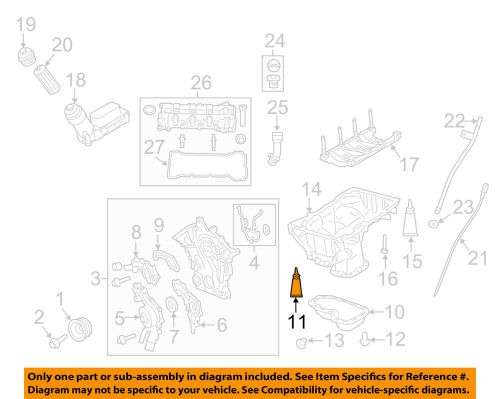 Chrysler oem engine-upper oil pan sealer 68082860ab