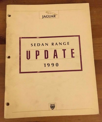 Jaguar manual/technical guide: 1990 model year update sedan range oem