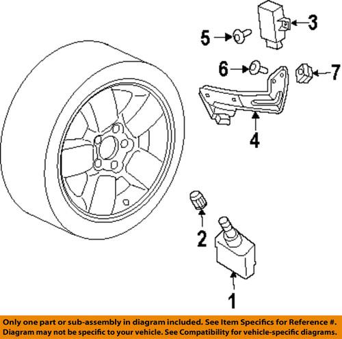 Mopar oem 56029481ab tire pressure monitoring system (tpms) sensor