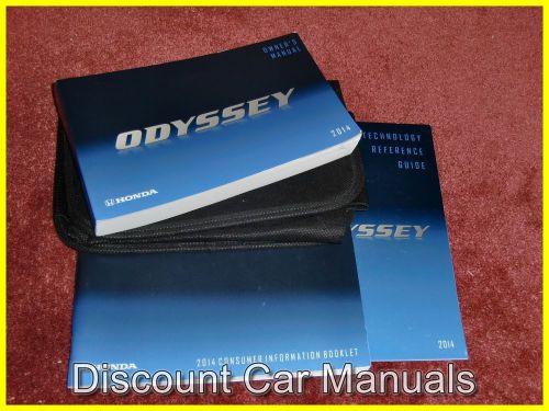 ★★ 2014 honda odyssey van owners manual portfolio 14!! ★★