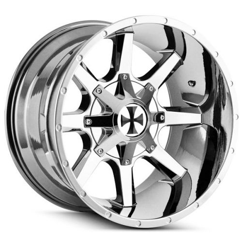 Cali offroad busted 20x9 5x127/5x139.7 0mm pvd chrome wheels rims