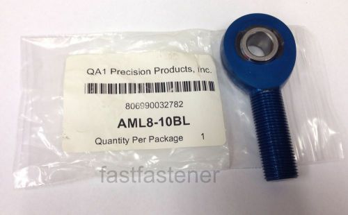 Qa1 sprint car rod end / heim w/ injected molded race- aluminum blue- left hand