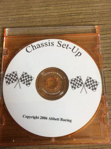Go cart chasis set-up cd, kart racing cheat sheet scaling tuning