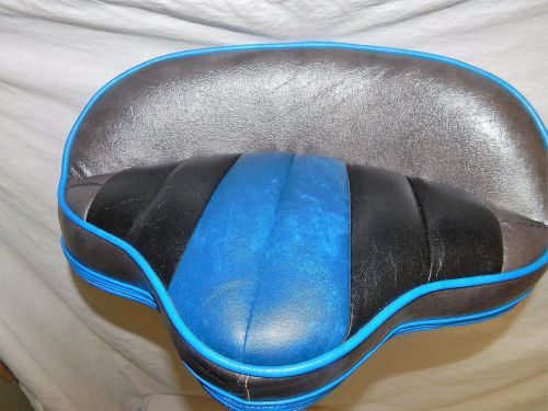 Ranger boats black, blue, &amp; gray butt seat with 27 1/2&#034; cmt twist lock pedestal