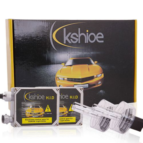 Kshioe 12v 35w h7 6000k car xenon hid blubs + ballast kit