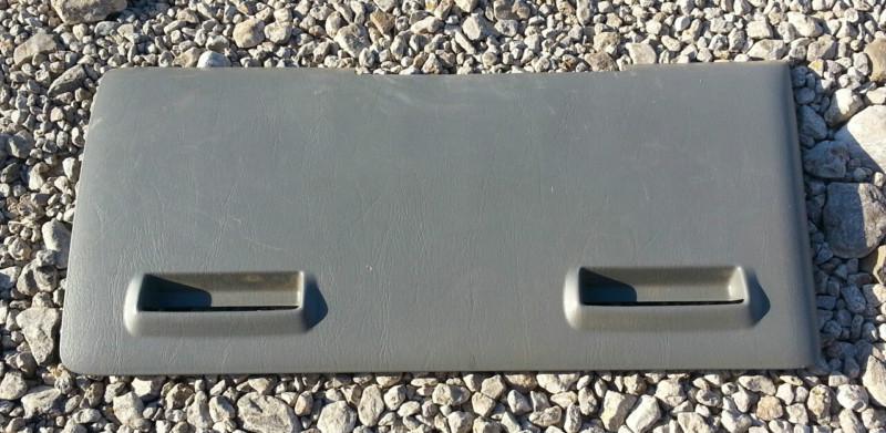 05-10 f250 f350 f450 lower dash under column trim panel fuse cover grey gray