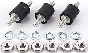 Jegs performance products 40685 vibration isolator mount kit #8-32 thread