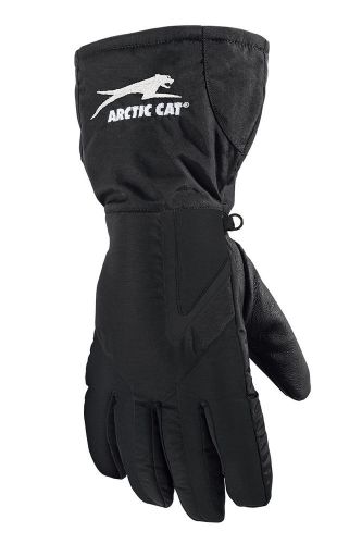 Arctic cat adult advantage snowmobile / winter glove - black 5262-16*
