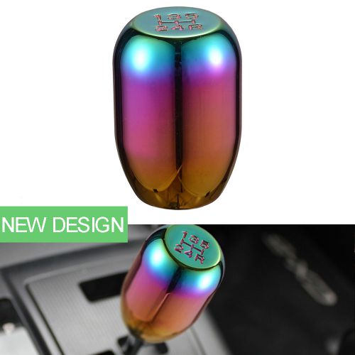 Pop aluminum alloy 5 speed car manual shift knob gear head shifter lever handle