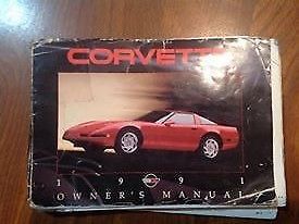 Corvette 1991 owners manuel used