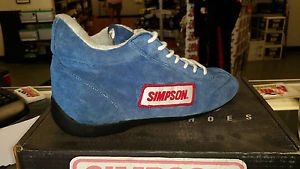 Team simpson driving show low top size 10.5 blue part# 27105bl