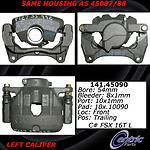 Centric parts 141.45089 front right rebuilt caliper with hardware