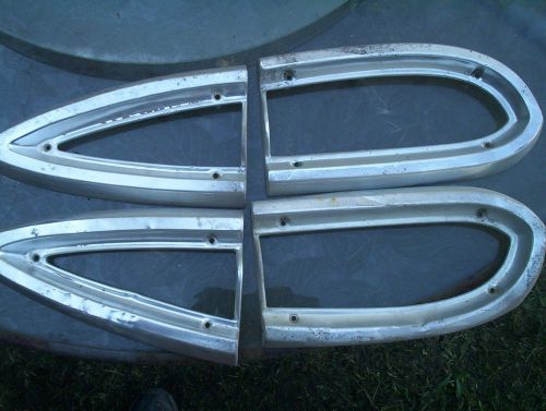 1959 chevy elcamino taillight bezels trim 59 chevrolet el camino station wagon