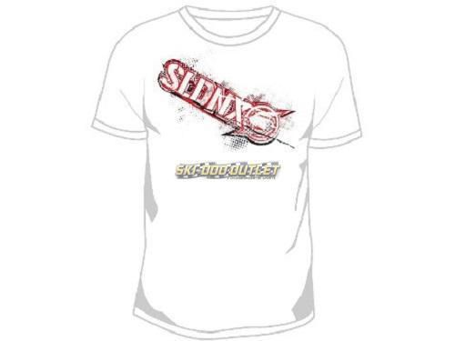 Slednecks spot flare t-shirt - white