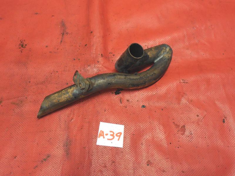 Triumph tr3 tr4 morgan original engine block side vent tube & bracket, gc!!