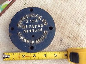 Antique cast iron ford axel plate ford parts collectors