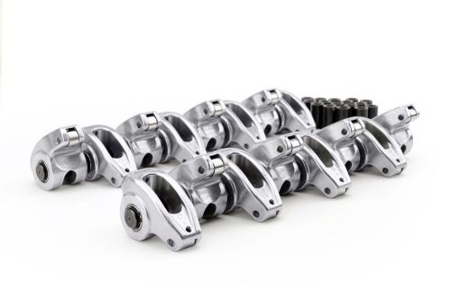 Comp cams rocker arms stud mount full roller aluminum 1.5 ratio fits 3/8&#034; stud