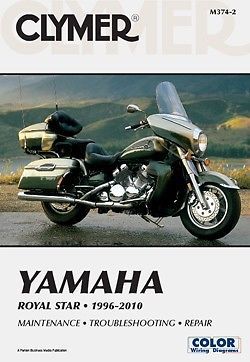 Clymer repair/service manual xvz1300 royal star 96-10 (m374-2)