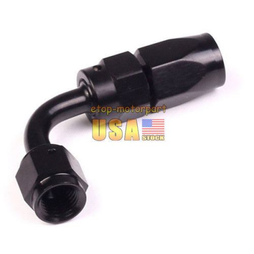 An-6 6 an 90 degree swivel fitting hose end adaptor hose braided fitting
