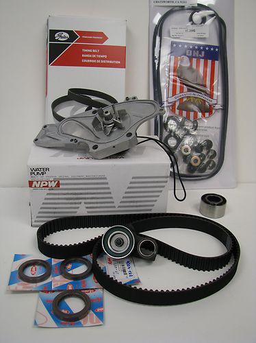 Honda accord cl tl timing belt kit 1998-2002 v6 w/ water pump oe free shipping