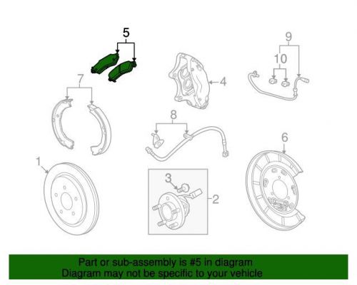 Genuine 2005-2016 gm brake pads 89047744