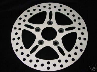 Show polished 5 spoke 10" rotor free shipping 48 us