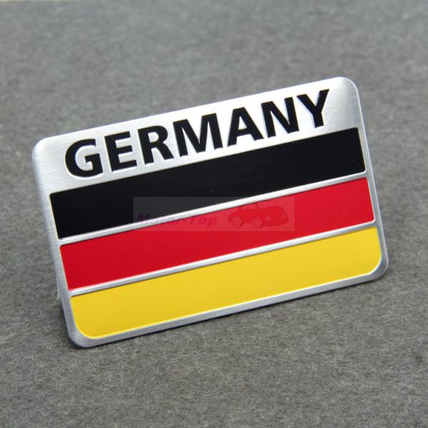 Metal trunk rear emblems badge sticker decal germany land flag for mercedes benz