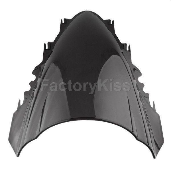 Smf windshield windscreen for yamaha r1 07-08 black #106