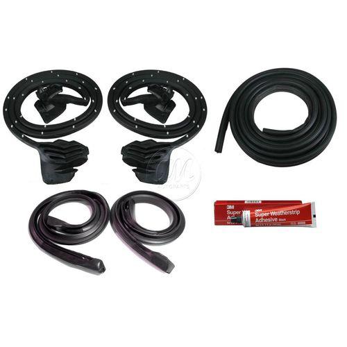 Weatherstrip seal set kit door roofrail trunk w/adhesive for eldorado toronado