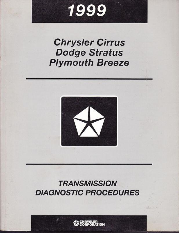 1999 cirrus stratus breeze transmission service manual