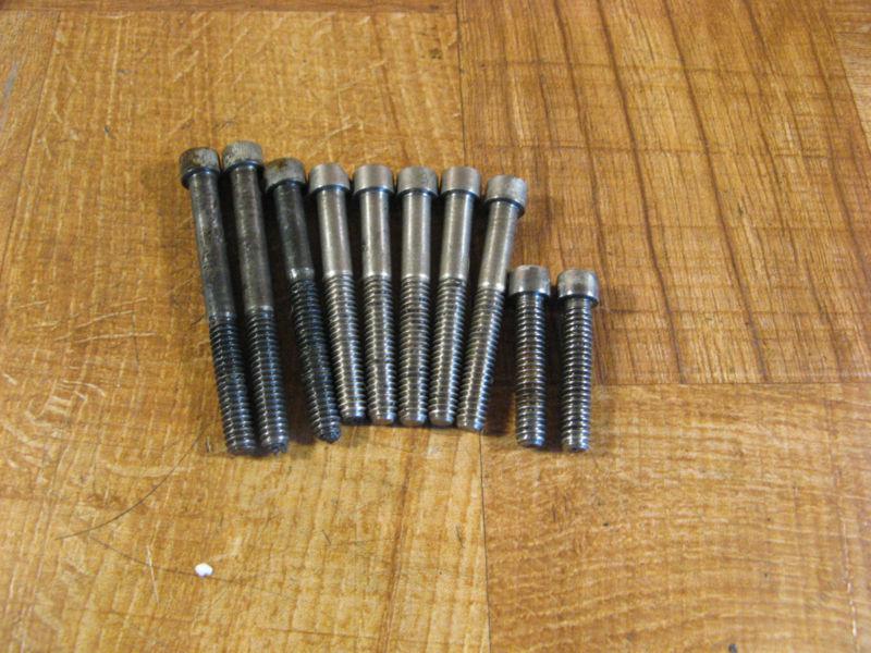 79-84 harley ironhead sportster primary case bolts / screws oem-80