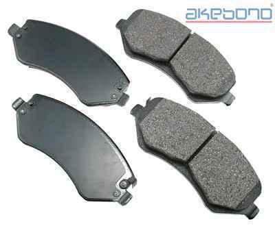 Akebono act856 brake pad or shoe, front-proact ultra premium ceramic pads