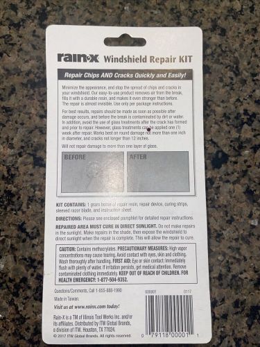 Rain-x 600001 windshield repair kit - 0.35 oz