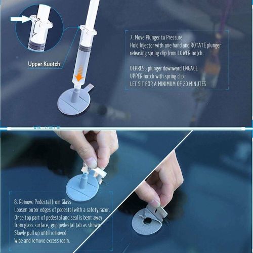 Auto glass na-no repair fluid car windshield resin scratch crack fix tool kit us