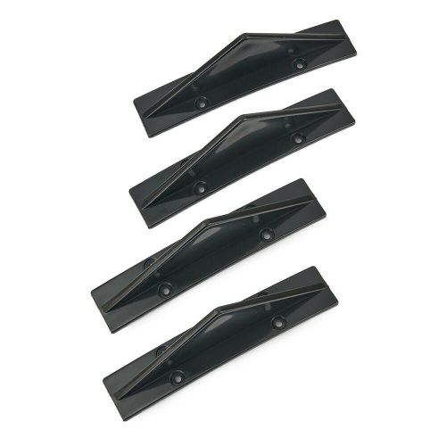 4pcs universal-rear bumper diffuser lip splitter fin trim cap for 300