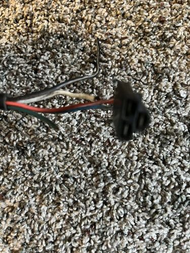 Evinrude johnson omc 28&#039; trim 5 wire wiring harness 583205