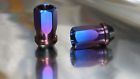 20 set blue purple titanium lug wheel nut 14x1.5 21 60 floating open