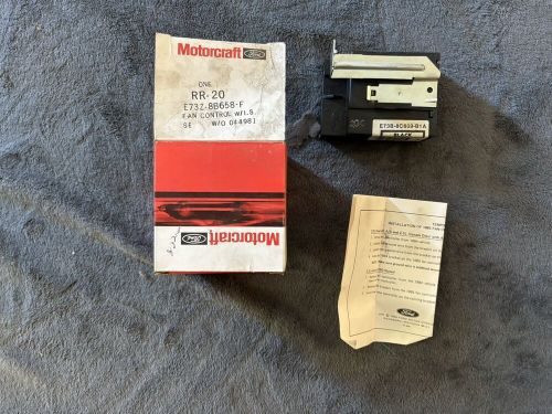 Nos 1984-1987 ford motorcraft tempo topaz rr20 radiator fan relay control module