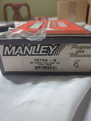 Manley 10764-8 2.00&#034; small block chevy street flo intake valves set of 8